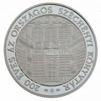 2002. 3000Ft Ag "Széchenyi Könyvtár" tanúsítvánnyal, dísztokban T:PP Adamo EM179