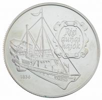 1993. 500Ft Ag "Régi dunai hajók - Árpád" dísztokban T:BU Adamo EM129