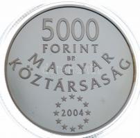 2004. 5000Ft Ag Magyarország az Európai Unió tagja kapszulában, 3db tanúsítvánnyal T:PP Adamo EM190