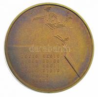 2002. 1000Ft Br "Üzenet" szétcsavarható érme, dísztokban T:1 Adamo EM182