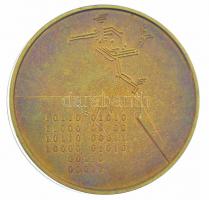 2002. 1000Ft Br "Üzenet" szétcsavarható érme, dísztokban T:1 Adamo EM182