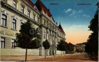 Miskolc, Igazságügyi palota. Vasúti levelezőlapárusítás 24. 1917