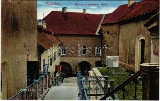 Munkács, Mukacheve, Mukacevo; részlet a várból, udvar. Nagy Albert kiadása / castle courtyard