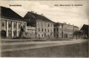 Szombathely, Szily János szobor, városháza