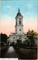Komárom, Komárnó; Református templom. Spitzer Sándor kiadása / Calvinist church