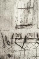 Tzortzoglou Georgios (1952-): Inauguráció. Rézkarc, merített papír. Jelzett. 6/6 számozással. 15x10,...