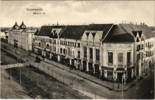 1914 Kecskemét, Rákóczi út, Lőwy Soma üzlete. Fekete Soma kiadása