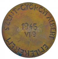 1945. "Szent-Györgyi Albert Emlékérem 1945 VI. 9." két oldalas Br öntőforma (65mm) T:1-