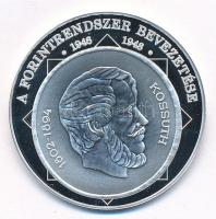 DN "A magyar nemzet pénzérméi - A forint rendszer bevezetése 1946-1948" Ag emlékérem tanús...