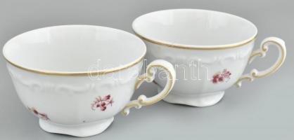 Zsolnay teás készlet 6 személyes. Matricás, jelzett, hibátlan