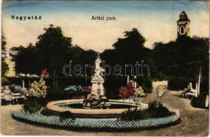 1923 Naygatád, Artézi park. Grasselly László kiadása (EK)