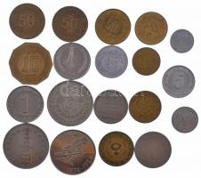 Algéria 1949-1995. 19db-os érmetétel, közte 1949. 20Fr Cu-Ni T:1--3 Algeria 1949-1995. 19pcs coin lot, within 1949. 20 Francs Cu-Ni C:AU-F