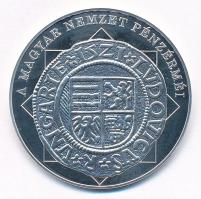 DN A magyar nemzet pénzérméi - Moneta Nova, II. Lajos dénárja 1516-1526 Ag emlékérem, tanúsítvánnyal (10,37g/0,999/35mm) T:PP
