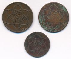 Marokkó 1912. (1330.) 5m Br + 1922. (1340.) 10m Br (2x) T:2-,3
Morocco 1912. (1330.) 5 Mazunas Br +...