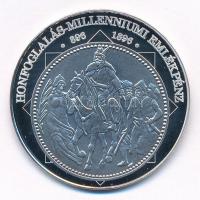 DN "A magyar nemzet pénzérméi - Honfoglalás Milleniumi emlékpénz 896-1896" Ag emlékérem, t...