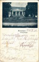 1920 Kercseliget (Somogy), Maár Gyula kastélya. Kercseligeti gyártmány! reklám a hátoldalon (Rb)