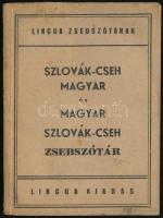 Magyar-szlovák-cseh kézi szótár. A legfontosabb szavak összeválogatásával, iskolai, kereskedelmi és magánhasználatra. I. rész: Magyar-szlovák cseh szótár. Bp.,én,Lingua. Kiadói kissé foltos papírkötés.