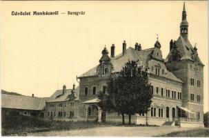 Beregvár, Karpaty, Karpati (Szentmiklós, Beregszentmiklós, Cinadievo, Chynadiyovo); Schönborn kastély. Nagy Albert kiadása / castle