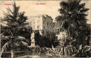 1907 Abbazia, Opatija; Hotel Stefania. Divald Károly 608-1907 (Rb)