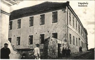 Vágújhely, Waag-Neustadt, Nové Mesto nad Váhom; Reáliskola / school