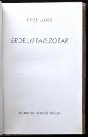 Kriza János: Erdélyi tájszótár. Kiadják: Erdélyi Helikon Barátai. Bp.,[1940.], Révai, 135 p. Kiadói ...
