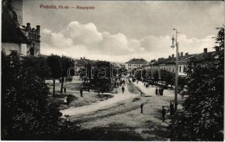 Podolin, Podolínec (Szepes, Zips); Fő tér. Szankovszky felvétele / Hauptplatz / main square