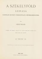 Orbán Balázs: Székelyföld leírása. Reprint kiadás, két kötetben. Csatári Dániel kísérőtanulmányával....