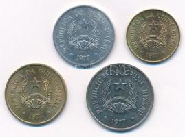 Bissau-Guinea 1977. 50c-5P (4xklf) T:1-,2
Guinea Bissau 1977. 50 Centavos - 5 Pesos (4xdiff) C:AU,X...