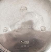 Ezüst (Ag) AWW. Waltham Watch Co. zsebóra, nagyon szép állapotban, működik, ezüst fedél, ezüst porvé...