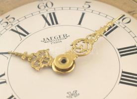 Jaeger electronic kvarc falióra masszív, aranyozott réz kerettel. Működő, jó állapotban. 37 cm