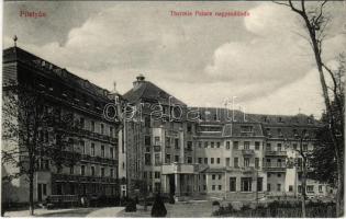 1912 Pöstyén, Piestany; Thermia Palace szálloda. Schulcz Ignác kiadása / hotel