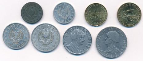 Albánia 1939-2000. 10q-20L (8xklf) T:1--3
Albania 1939-2000. 10 Qindarka - 20 Leke (8xdiff) C:AU-F