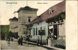 1916 Borszék-fürdő, Baile Borsec; Remény szálloda / hotel + BECSKE POSTAI ÜGYN