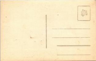 Ismeretlen település, utca télen, Kozmetika, Trafik, Cserny István épületbádogos és vízvezeték szere...