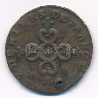 Franciaország 1710-1712(?) 6d Cu "H verdejel" T:3,3- ly.
France 1710-1712(?) 6 Deniers Cu...