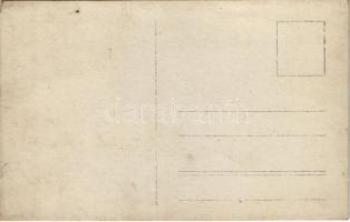 Első világháborús katonai vasúti sín építés, hajtány / WWI K.u.k. military railway construction with...