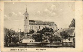 Bonyha, Szászbonyha, Bahnea; Református templom / Calvinist church