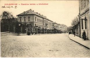 Kolozsvár, Cluj; Karolina kórház, klinikák / hospital, clinics