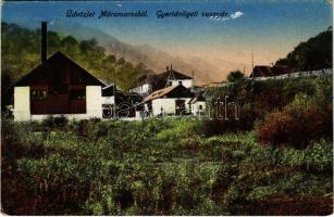 1940 Gyertyánliget, Kabola Polyána, Kobyletska Poliana (Máramaros); vasgyár / iron works, factory + 1940 Máramarossziget visszatért So. Stpl
