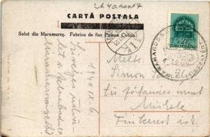 1940 Gyertyánliget, Kabola Polyána, Kobyletska Poliana (Máramaros); vasgyár / iron works, factory + ...