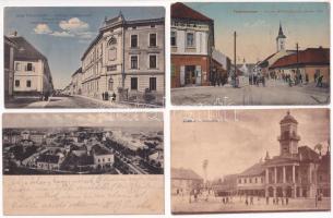 4 db RÉGI vajdasági képeslap vegyes minőségben / 4 pre-1945 Vojvodinan postcards in mixed quality