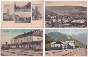 4 db RÉGI külföldi város képeslap vegyes minőségben: lengyel és szlovén/ 4 pre-1945 European town-view postcards in mixed quality: Polish and Slovenian