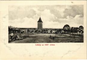 Nagyszalonta, Salonta; látkép az 1907. évben / general view anno 1907 (füzetből / from booklet) (non PC)