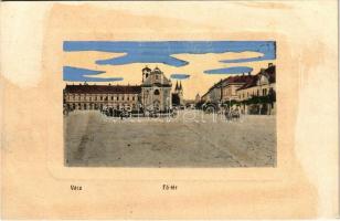 1911 Vác, Fő tér, templom (EK)