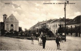 Vác, Constantin tér a Fehérek templomával, Emke kávéház