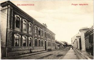Zalaegerszeg, Polgári leányiskola. Taly R. utóda kiadása