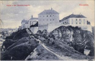 1910 Veszprém, Várfok a Szent Benedek-hegyről. Pósa Endre kiadása