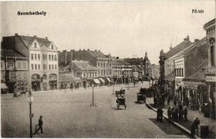 Szombathely, Fő tér, Bauer L. üzlete. Gránitz Vilmos kiadása