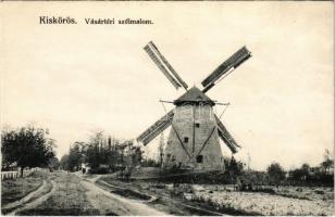 Kiskőrös, Vásártéri szélmalom. Majoros és Szekulesz kiadása / windmill