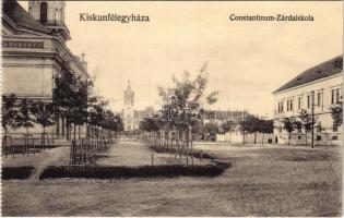 Kiskunfélegyháza, Constantinum zárdaiskola. Vesszősi József kiadása (képeslapfüzetből / from postcard booklet)